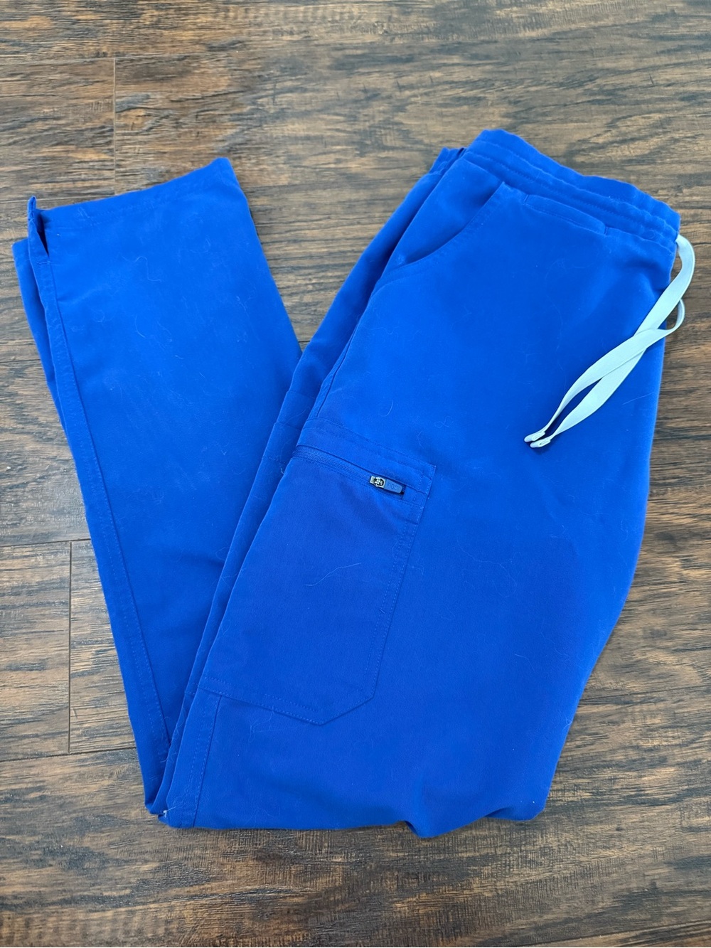 Figs Women's Royal Blue Straight Leg Scrub Pants